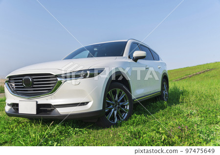 白色SUV型乘用車 97475649