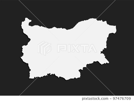 Vector map Bulgaria, template outline country Vector map Bulgaria, template outline country 97476709