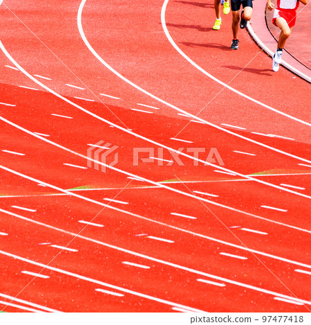 田徑場【體育的秋天形象】 97477418