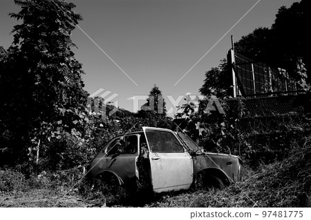 Abandoned junk car Abandoned junk car 97481775
