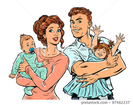 Mom Dad Stock Illustrations – 36,194 Mom Dad Stock Illustrations