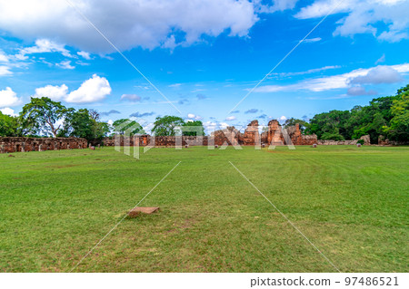 Ruinas de San Ignacio Mini in Argentina Ruinas de San Ignacio Mini in Argentina 97486521