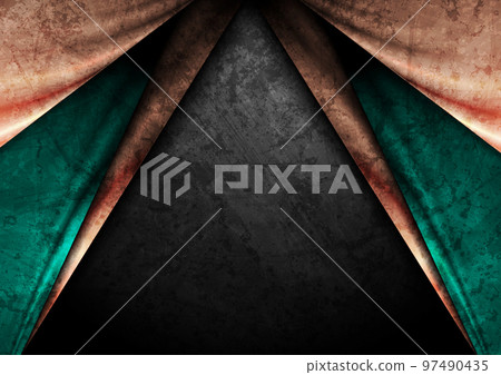 Glossy stripes abstract grunge corporate background 97490435