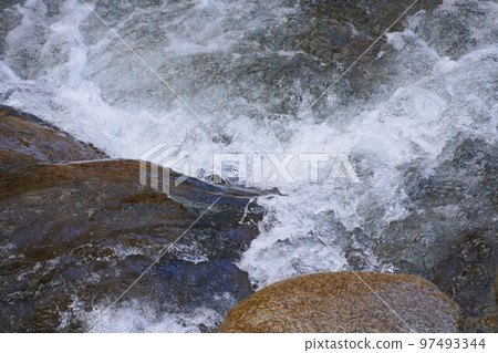 Mountain stream landscape 97493344