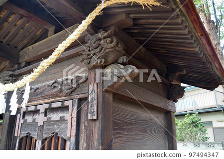 桶川稻荷神社本殿的雕刻[埼玉縣桶川市] 97494347