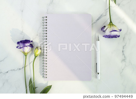 鮮花和日記模型 鮮花和日記模型 97494449