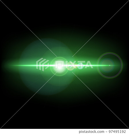 Abstract background with green lens flare Abstract background with green lens flare 97495192