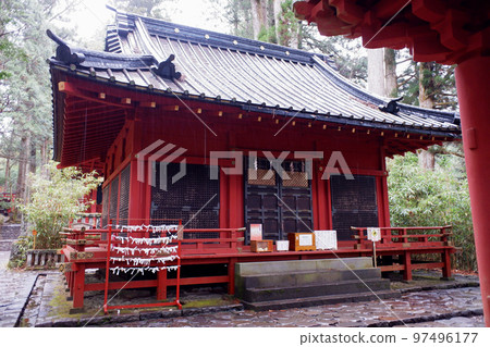 Takio Shrine Worship Hall, Nikko City, Tochigi Prefecture 97496177