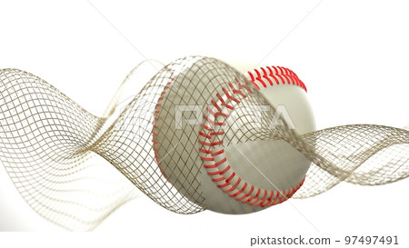 棒球球和黃金數學幾何圖案 棒球球和黃金數學幾何圖案 97497491