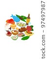 A large collection of Okinawan gourmet ingredients! 97497987