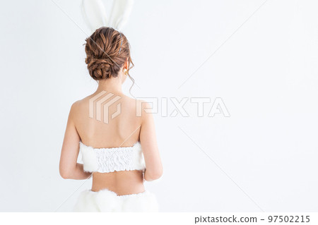 兔女郎的背影兔女郎 兔女郎的背影兔女郎 97502215