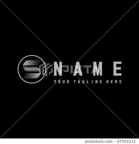 letter or word S font in black variant image graphic icon logo design abstract concept vector stock. Can be used as a symbol associated with initial or monogram 97503532
