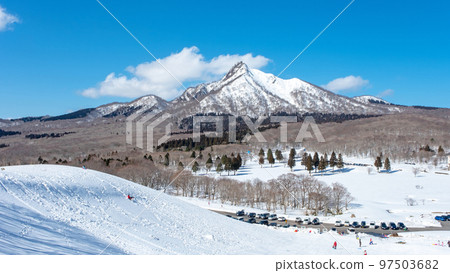 Image of snow chute trekking Kagami Oyama 97503682