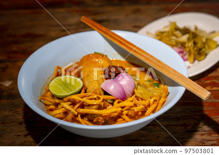 Khao Soi Kai or Khao Soi Gai 97503801