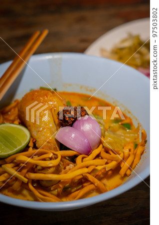 Khao Soi Kai or Khao Soi Gai 97503802