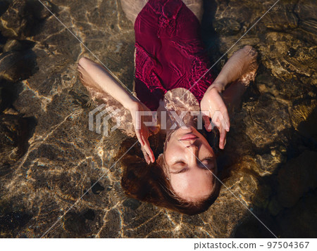 Turkey travel, mediterranean area on warm summer day Turkey travel, mediterranean area on warm summer day 97504367