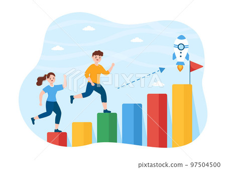 Career Education with Growth Concept Learning Model to Associate Activity for Real Experience in Flat Cartoon Hand Drawn Template Illustration Career Education with Growth Concept Learning Model to Associate Activity for Real Experience in Flat Cartoon Hand Drawn Template Illustration 97504500
