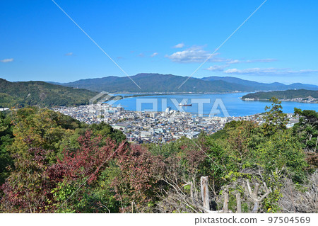 丹後國八幡山城庫魯瓦和景色 97504569