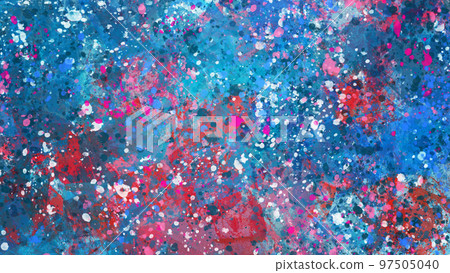 藍色、淺藍色和粉紅色的抽象藝術。分散。豐富多彩的。背景。 藍色、淺藍色和粉紅色的抽象藝術。分散。豐富多彩的。背景。 97505040