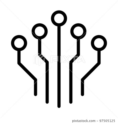Circuit board, technology vector icon. For your web site design, logo, app, UI. Vector illustration Circuit board, technology vector icon. For your web site design, logo, app, UI. Vector illustration 97505125