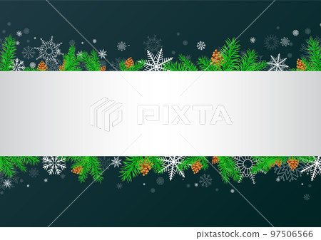 Winter Christmas holiday decoration background 97506566