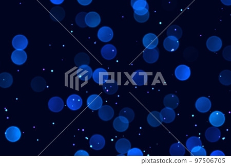 背景素材_夜景_球形模糊 97506705