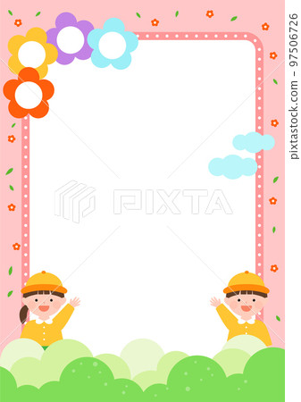 kindergarten frame illustration kindergarten frame illustration 97506726