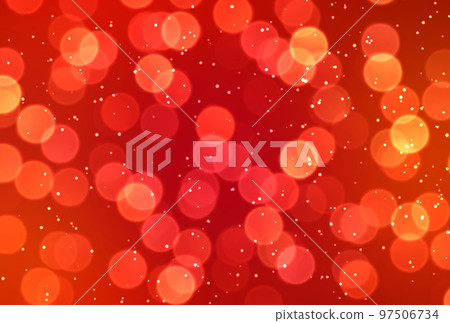 Background material _ ball bokeh _ red 97506734