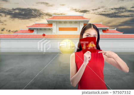 Happy Chinese New Year. Chinese New Year of Rabbit 97507332