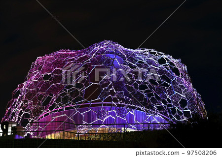[Hyogo Prefecture] Nature Experience Observatory Rokko Shidare Night View (Mt. Rokko) 97508206