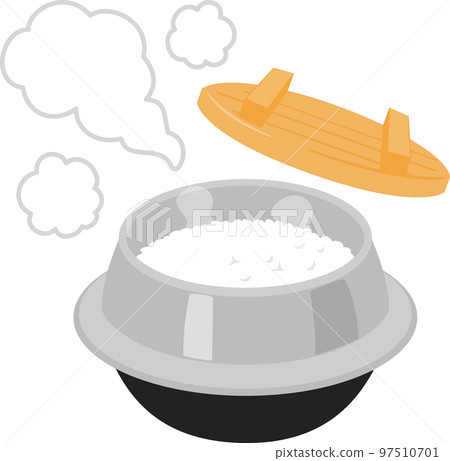 Hagama with cooked rice Hagama with cooked rice 97510701