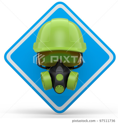 Set of construction wear for repair and installation on white background Set of construction wear for repair and installation on white background 97511736