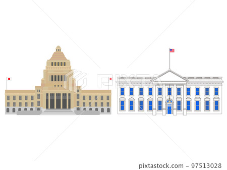 國會大廈和白宮 國會大廈和白宮 97513028