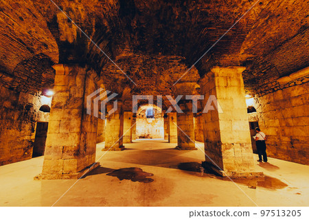 Croatia Split Diocletian's Palace Underground Palace 97513205