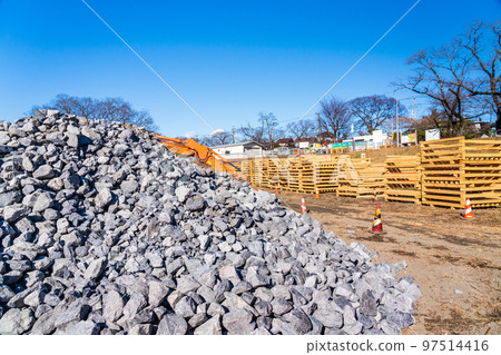 River construction Riverbed construction Timber flooring construction River construction Riverbed construction Timber flooring construction 97514416