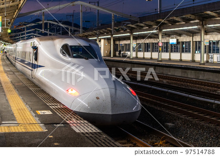 At Tokuyama Station on the Sanyo Shinkansen 97514788