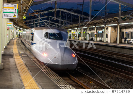 At Tokuyama Station on the Sanyo Shinkansen 97514789