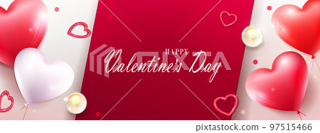 Holiday card, Valentine's day, beautiful shiny heart Holiday card, Valentine's day, beautiful shiny heart 97515466