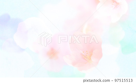 蓬鬆清爽的櫻花素材 蓬鬆清爽的櫻花素材 97515513