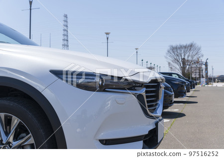 停車場的車 停車場的車 97516252