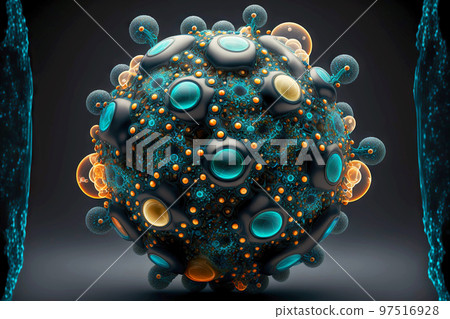 molecule by unidentified virus concept 97516928