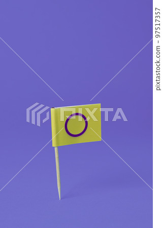 an intersex flag on a purple background an intersex flag on a purple background 97517357