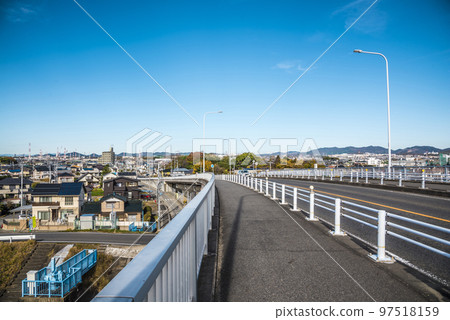 《愛知縣》從吉根橋眺望春日井市 《愛知縣》從吉根橋眺望春日井市 97518159