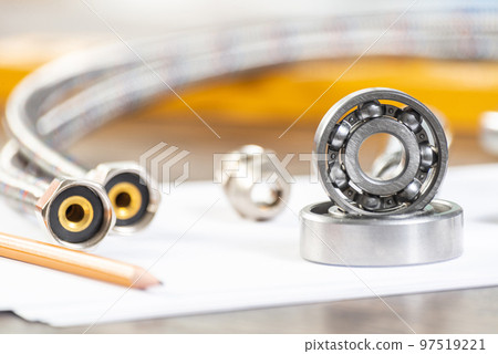 Plumbing pipeline and ball bearings 97519221