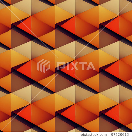 Concept art illustration of tileable seamless abstract geometric pattern Concept art illustration of tileable seamless abstract geometric pattern 97520613