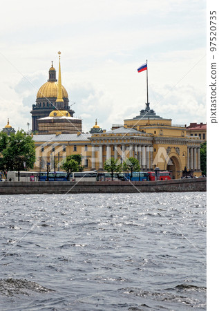 Dome of St Isaac's Cathedral St Petersburg Russia 97520735