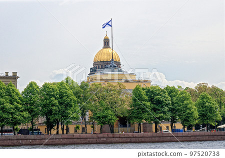 Dome of St Isaac's Cathedral St Petersburg Russia Dome of St Isaac's Cathedral St Petersburg Russia 97520738