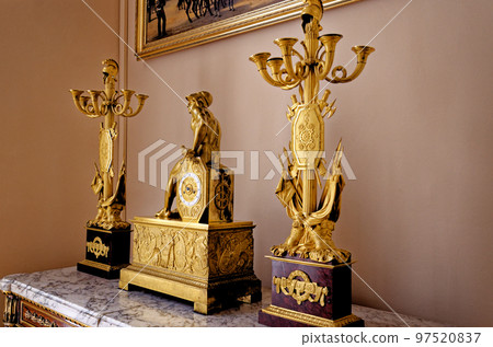 Interior of Catherine Palace - Tsarskoye Selo (Pushkin), St. Petersburg, Russia. 24th of June 2011 97520837