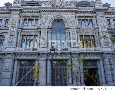 Bank of sapin banco de espana building in Madrid Bank of sapin banco de espana building in Madrid 97521082