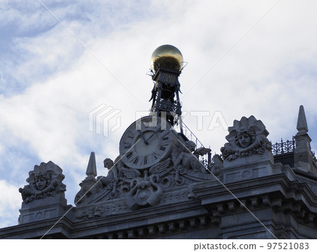 Bank of sapin banco de espana building in Madrid 97521083